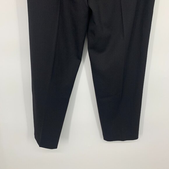 Away Luggage Travel Pants Black The Laid Back Trouser Wool Blend NWT - Picture 10 of 11